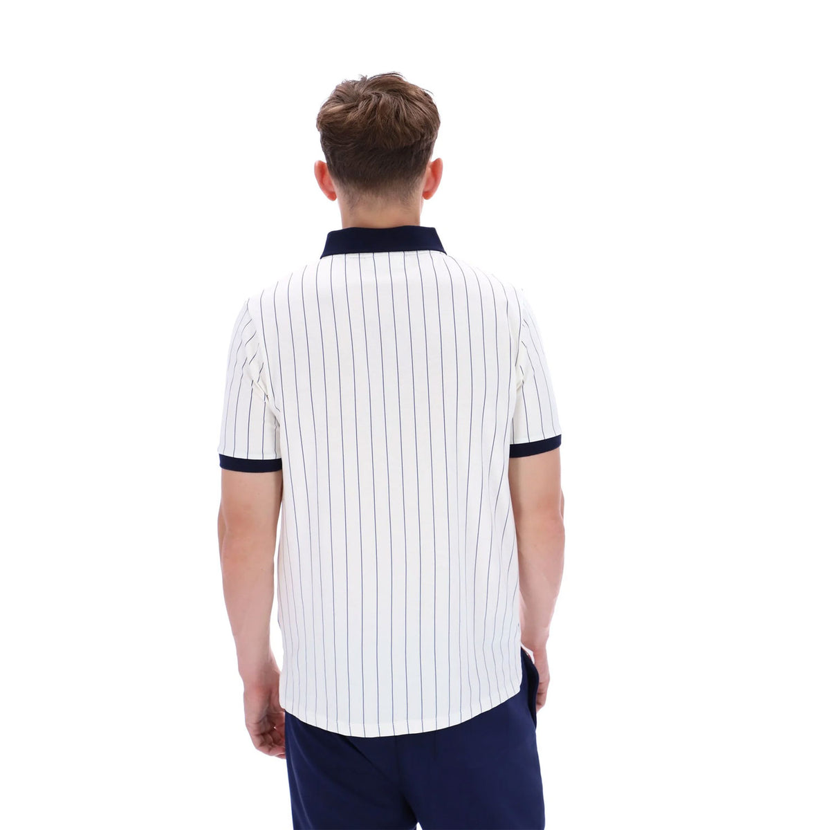 FILA Mens BB1 Retro Classic Vintage Striped Polo - LM1839AT