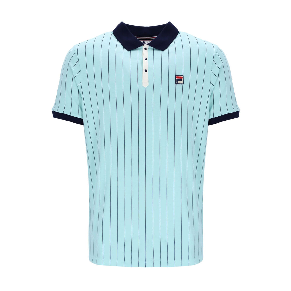 FILA Mens BB1 Retro Classic Vintage Striped Polo - LM1839AT