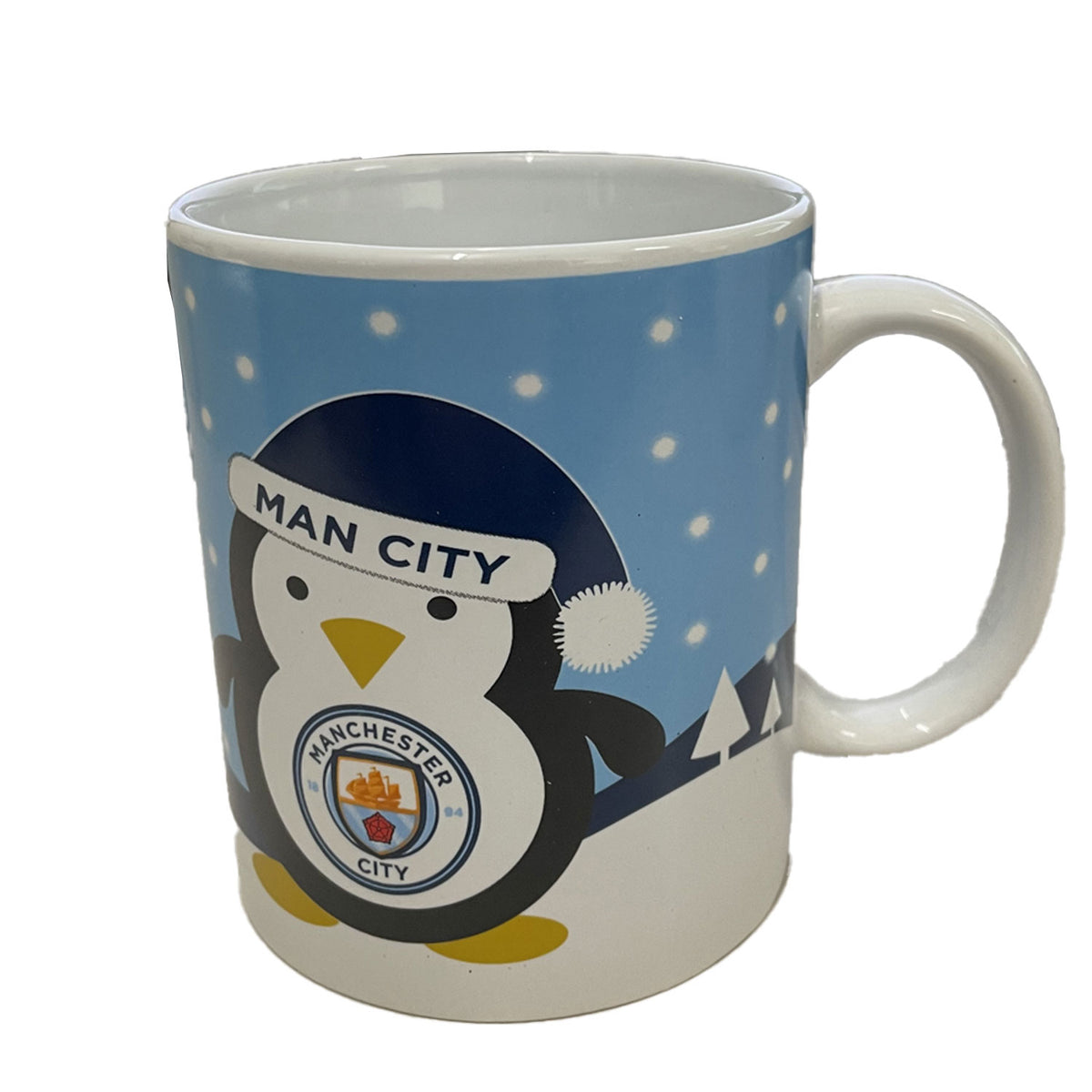 Manchester City F.C Christmas Penguin Mug I