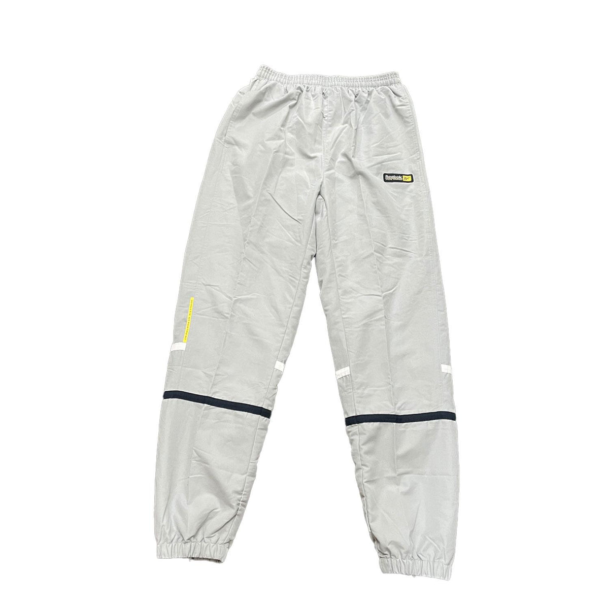 Reebok Original Mens Lined Athletic Department Retro Track Pants - Grey - Medium