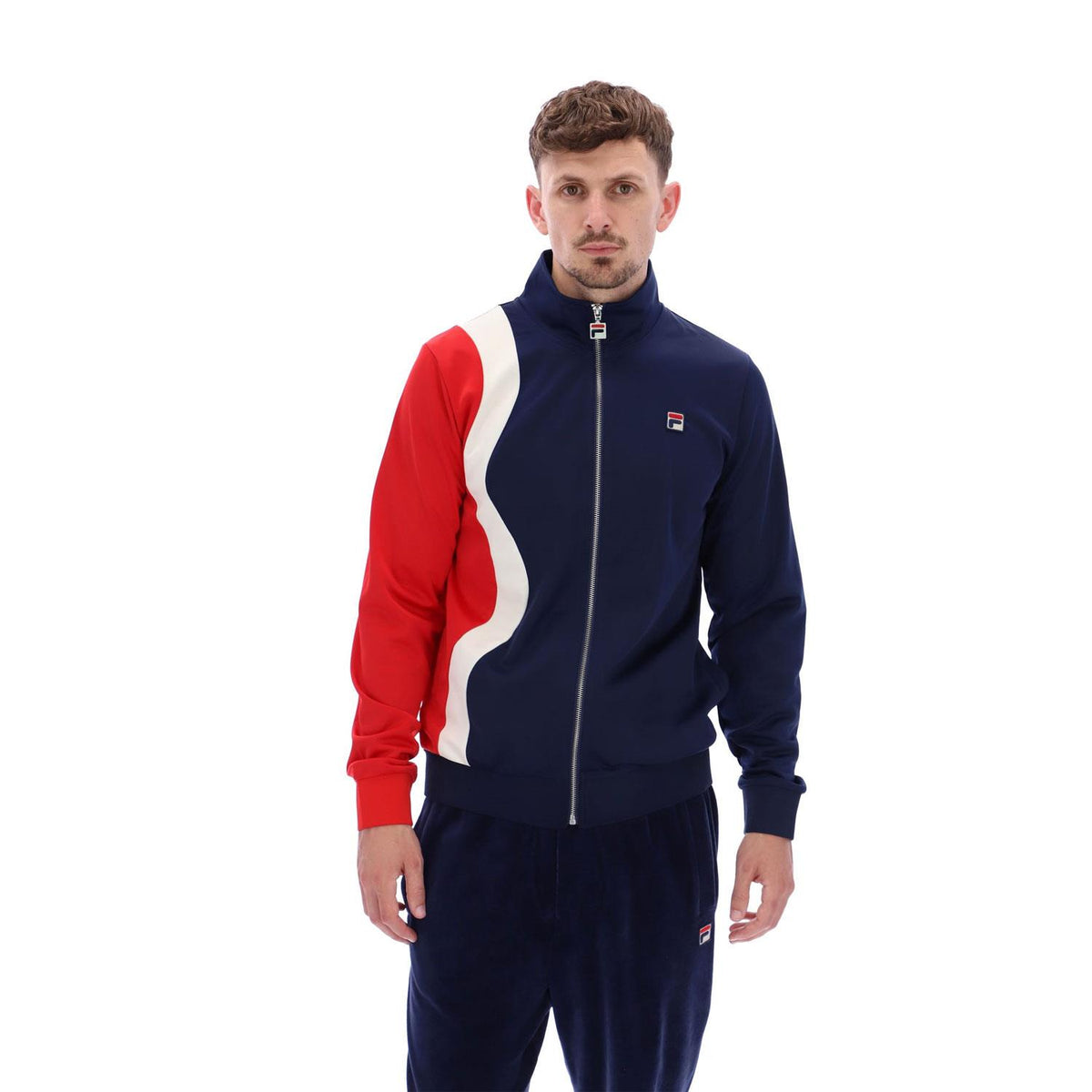 FILA Mens Max Retro Zipped Track Jacket - FW23MH017