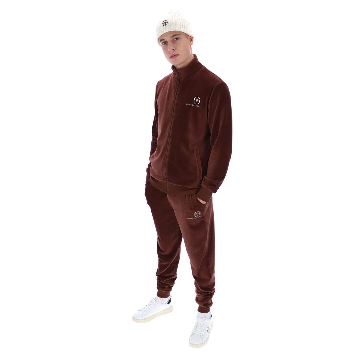 Sergio Tacchini Mens Boris Rib Retro Track Top - STM29526