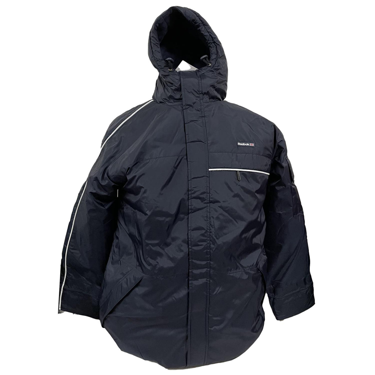 Reebok Original Mens Clearance Crest Pocket Coat Hooded 5 - Navy - Medium