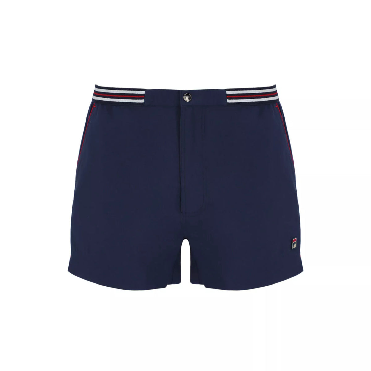 FILA Mens Retro Hightide 4 Terry Pocket Stripe Shorts