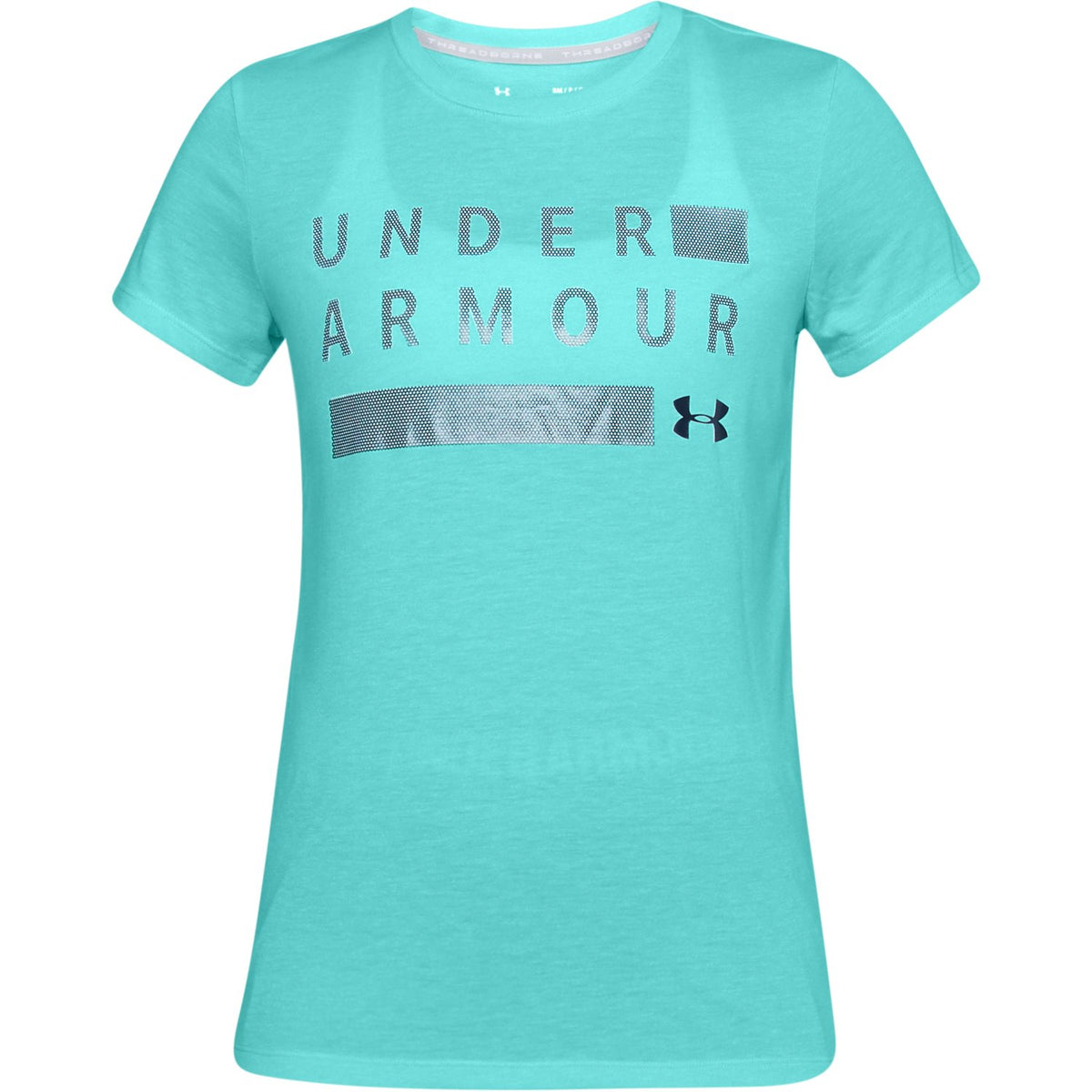 Under Armour Womens Threadborne Graphic Twist Short Sleeve Tee