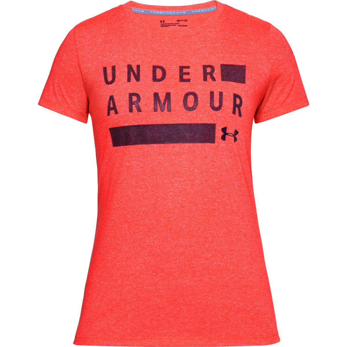 Under Armour Womens Threadborne Graphic Twist Short Sleeve Tee