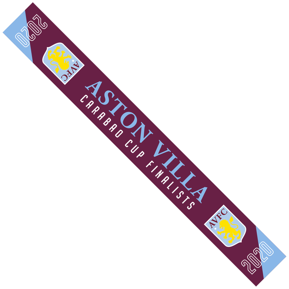 Aston Villa Carabao Cup Finalists 2020 Official Scarf