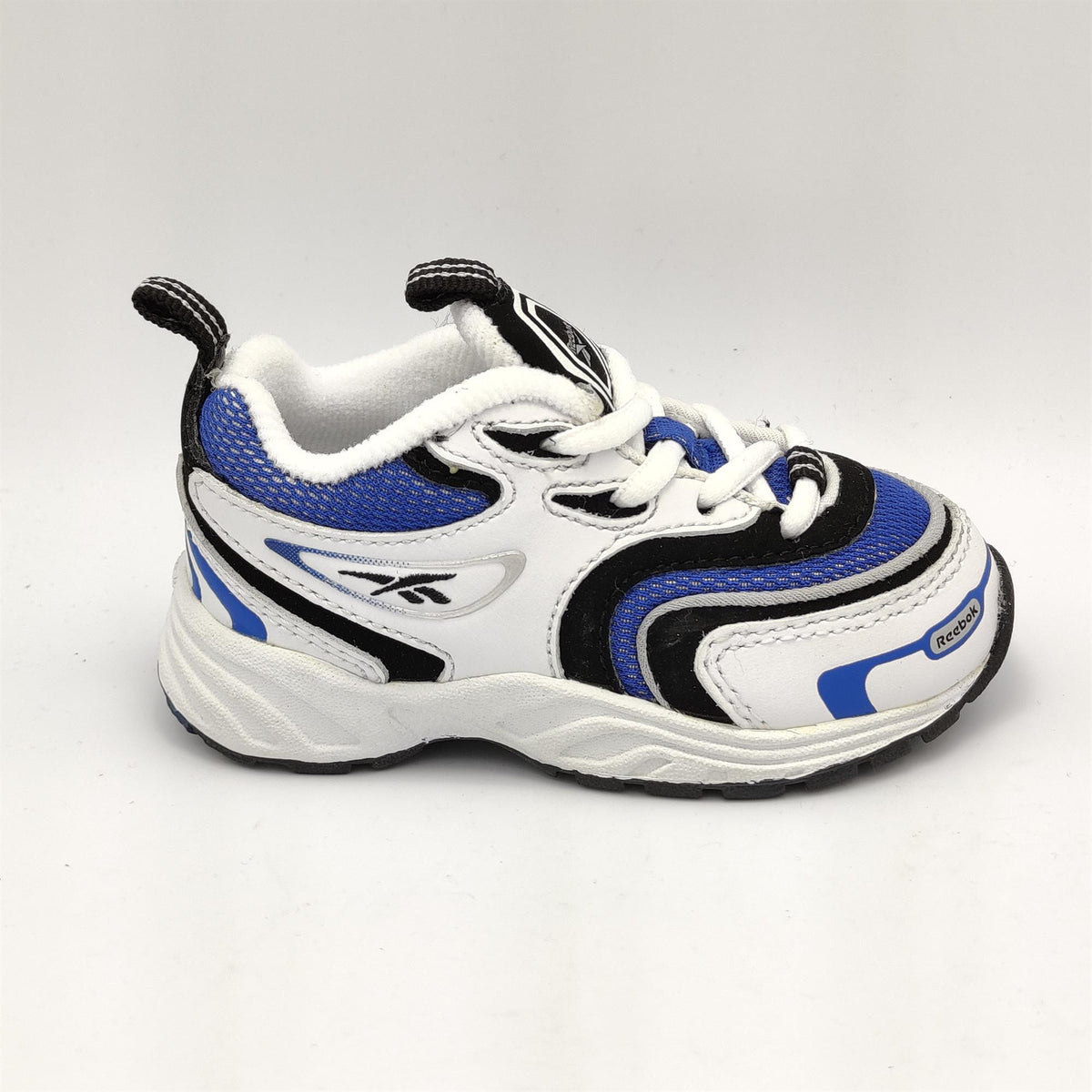 Reebok Infant Radiate Infant Retro Trainers - Blue - Blue/White - UK K3.5