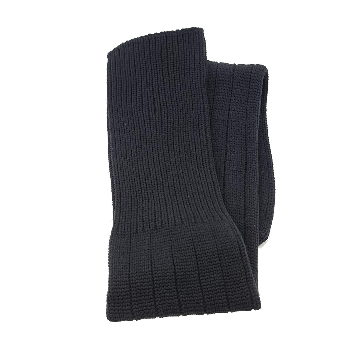 Plain Football Rugby Premium Socks - Made In UK - BLACK - JUNIOR ( UK 13-5)