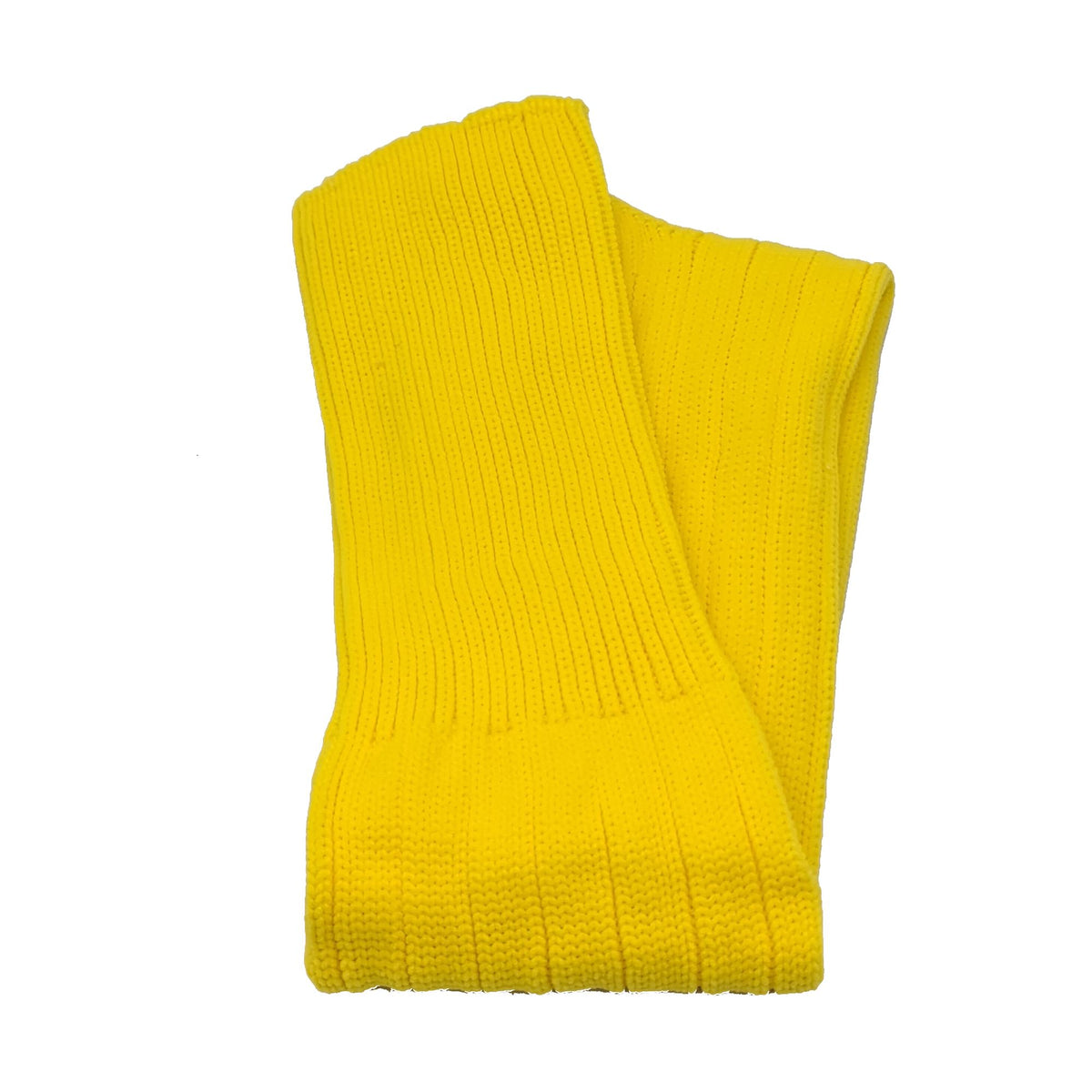 Plain Football Rugby Premium Socks - Made In UK - YELLOW - JUNIOR ( UK 13-5)