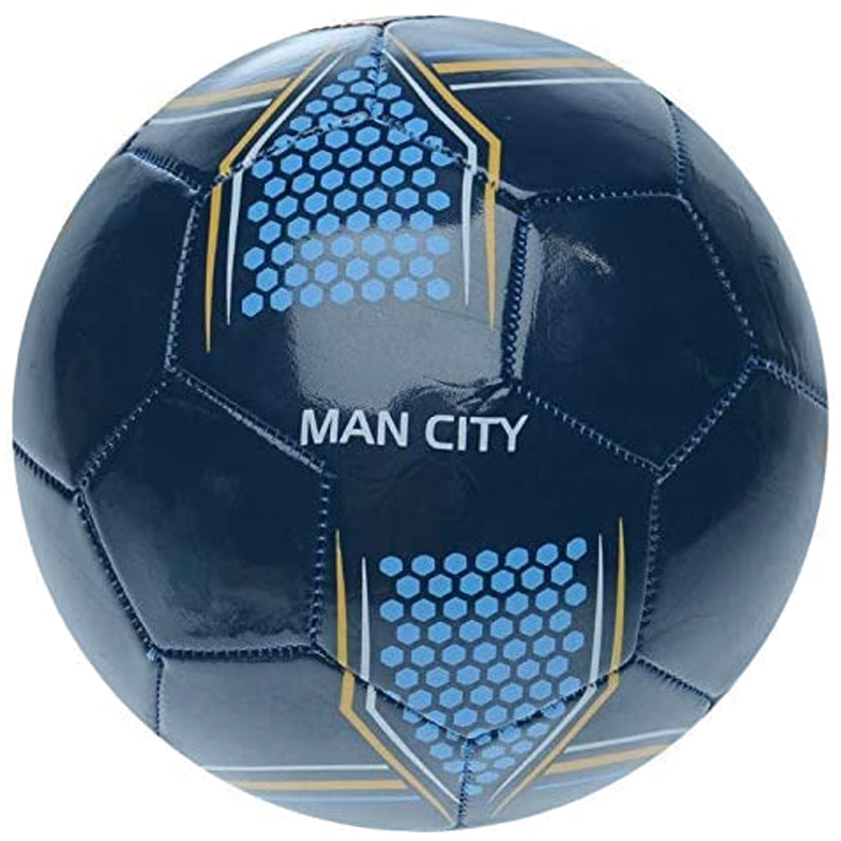 Manchester City FC Velocity Size 5 Football - Blue