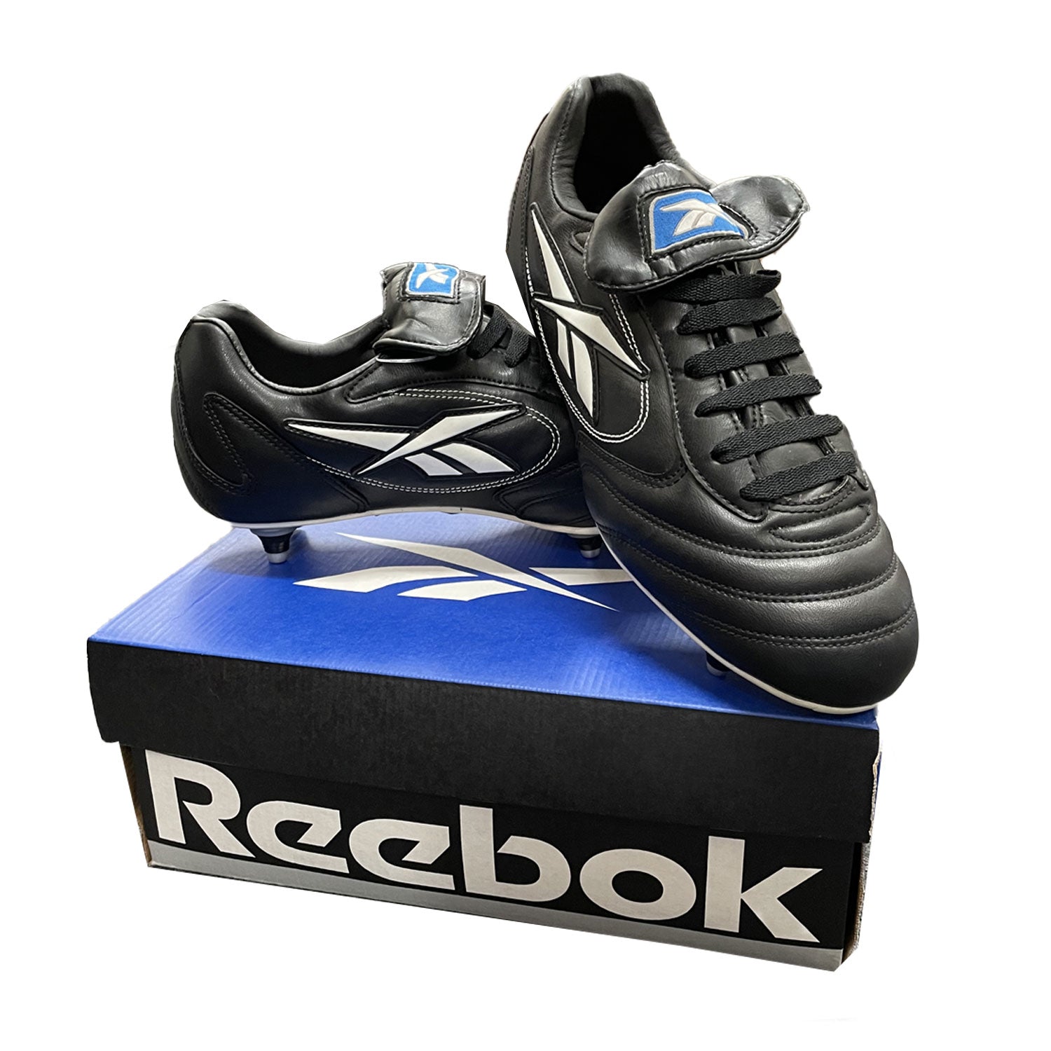 acero Ceder Leer Reebok Mens Original 90s Leather Football Boots – Sutton Sports