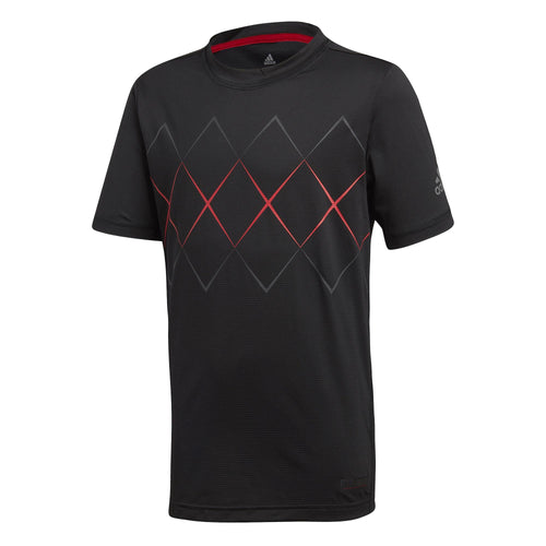 adidas Boys Barricade Short Sleeve Tennis T-Shirt