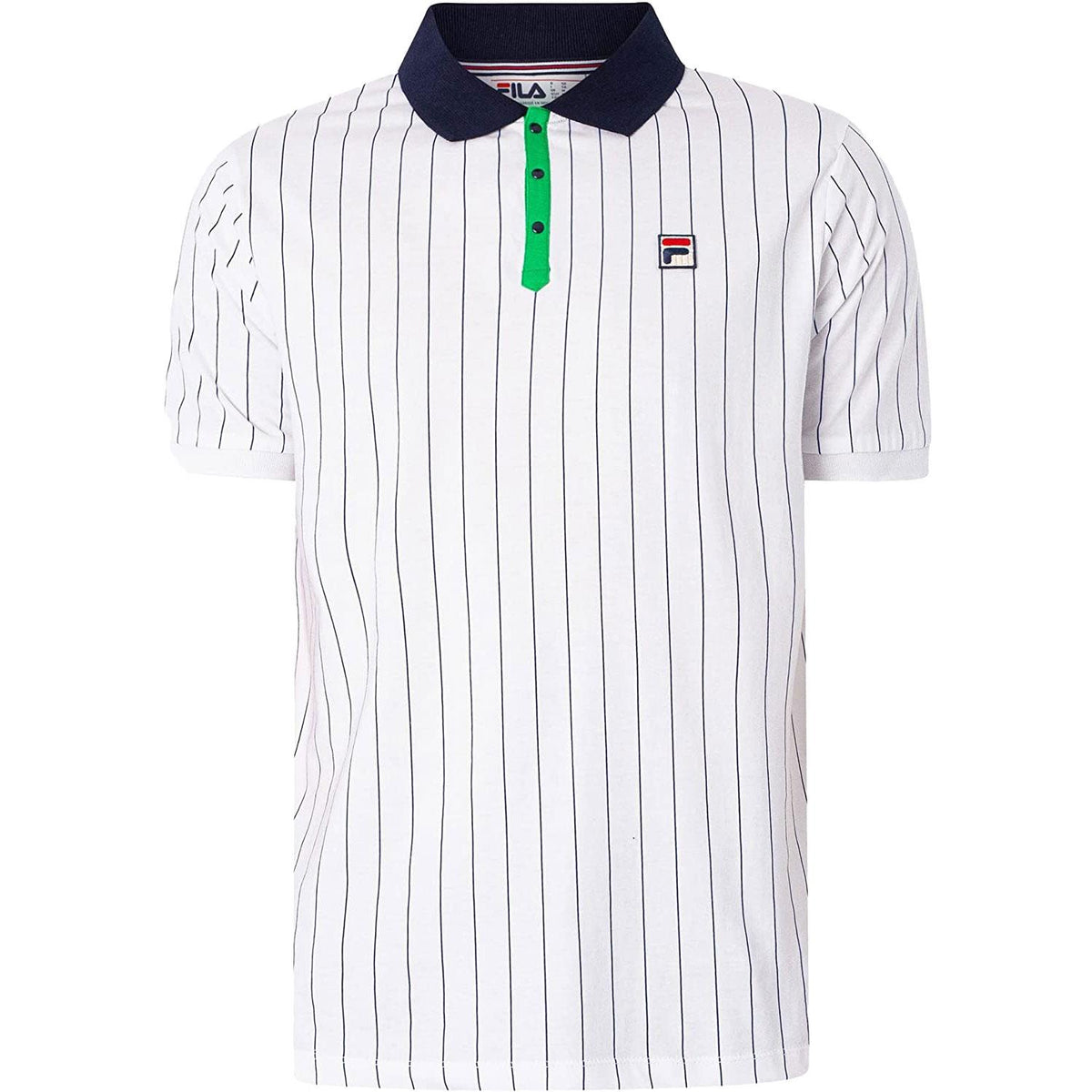 FILA Mens BB1 Original Retro Stripe Polo Shirt - LM1839AT