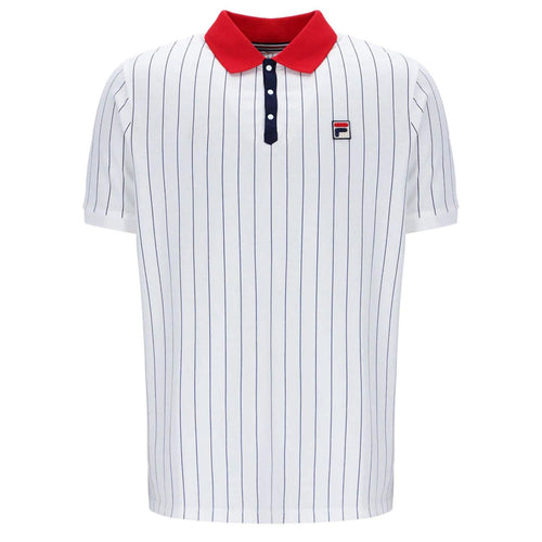 FILA Mens BB1 Original Retro Stripe Polo Shirt - LM1839AT