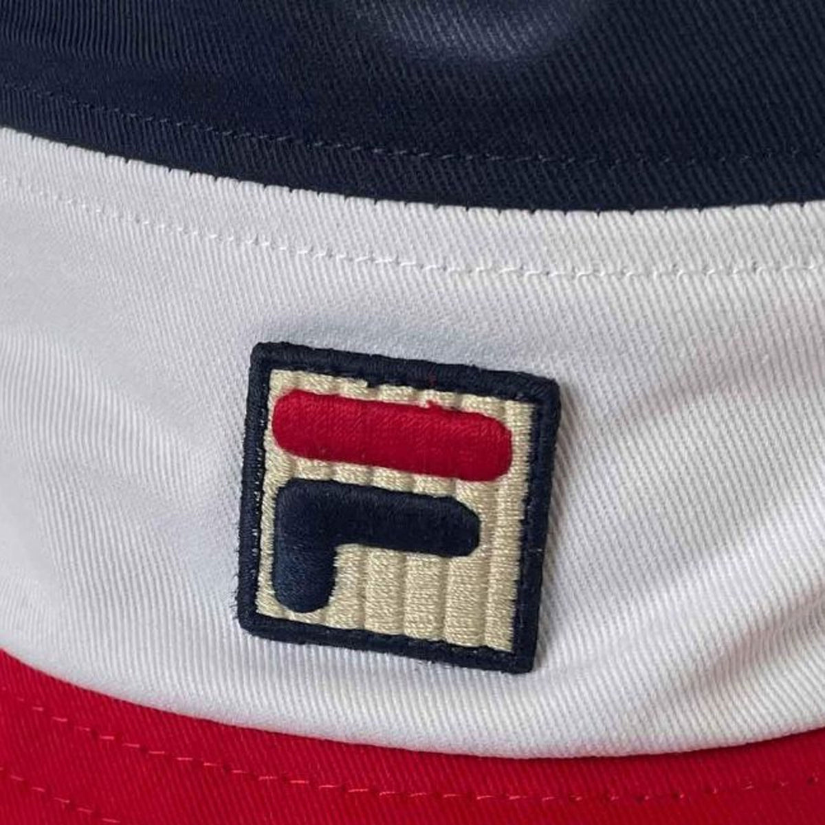 FILA Mens Retro Marco Tri Colour Bucket Hat With Heritage Logo