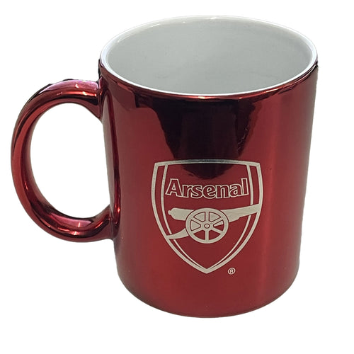 Arsenal F.C Metallic Crest Mug
