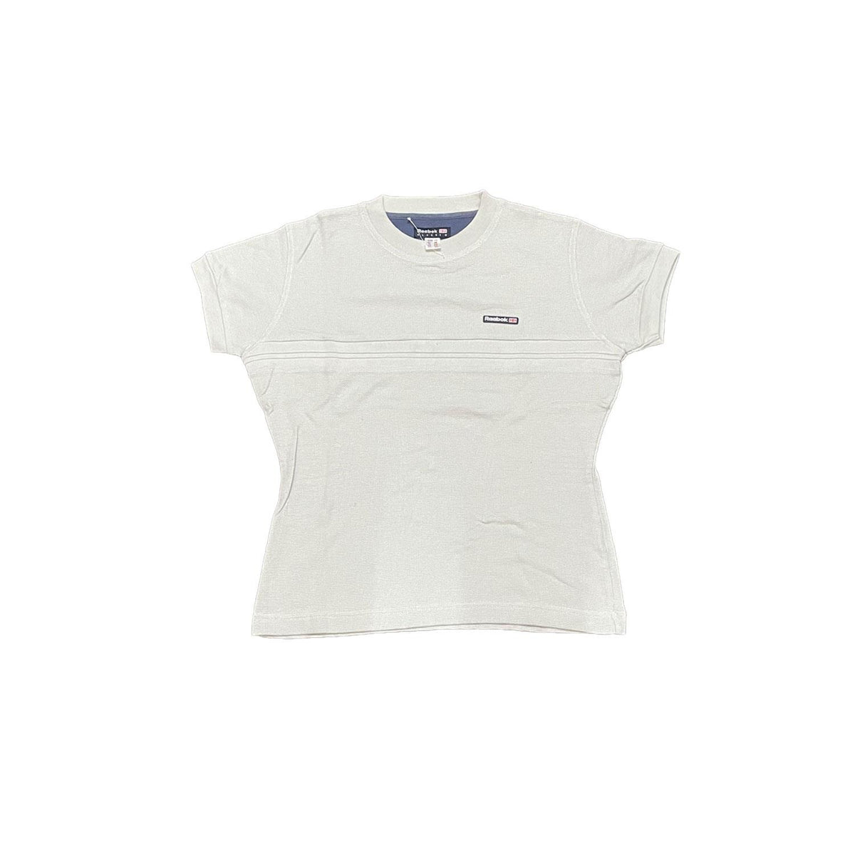 Reebok Original Women's British Logo T-shirt - Off-White - Size 12