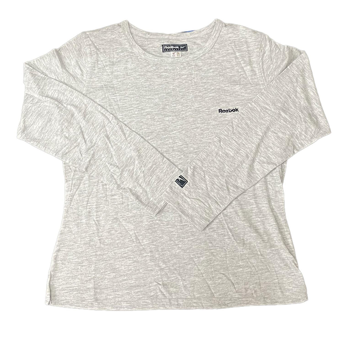 Reebok Womens Freestyle Long Sleeve T-Shirt - Grey - UK Size 12