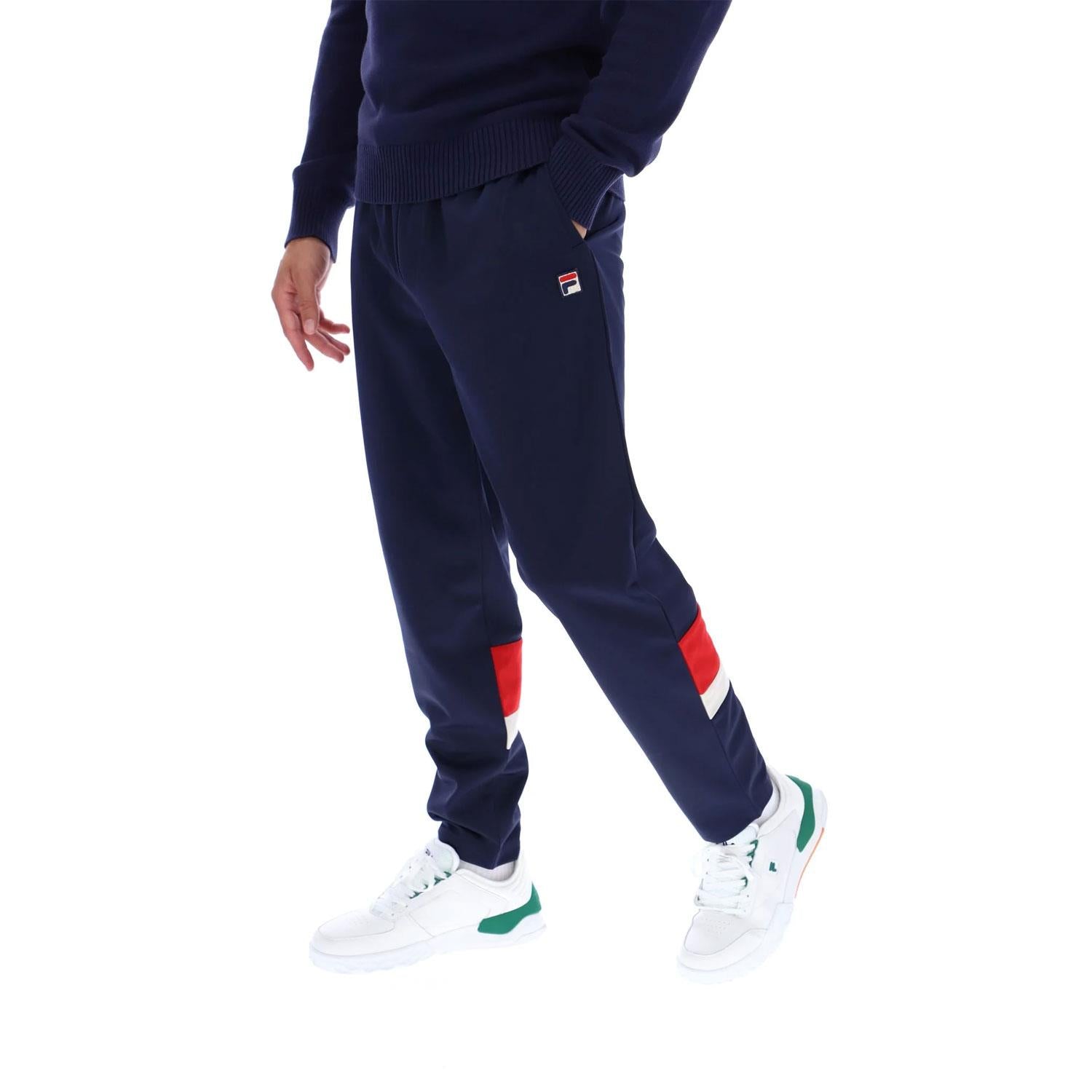 【FILA】 F+ COLOR BLOCK RIPSTOP PADDED TROUSERS Fila Windbreaker Track Jogger Pants Mens Large 90s Ankle