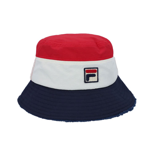 FILA Mens Reeds Retro Sherpa Lined Tri Colour Bucket Hat - FHXF23005