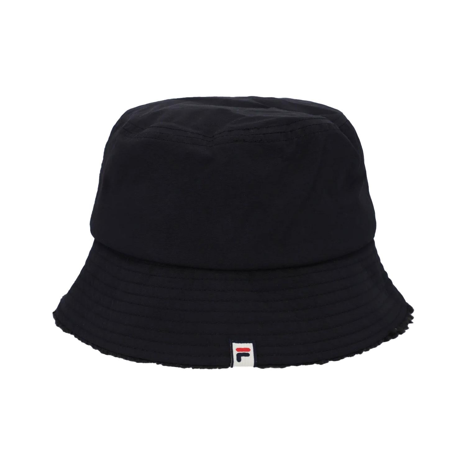 FILA Mens Bevans Retro Sherpa Lined Bucket Hat With F Box Logo FHXF2 Sutton Sports