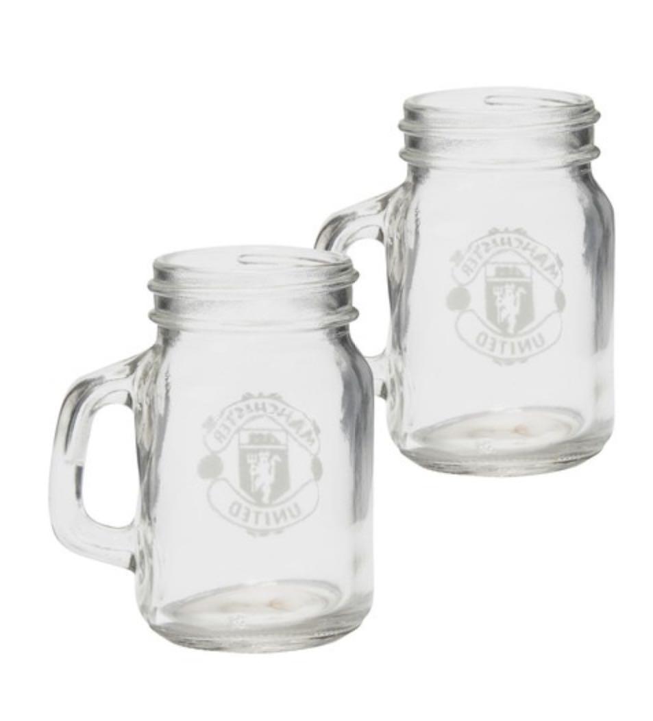 Manchester United Mason Jar Shot Glasses