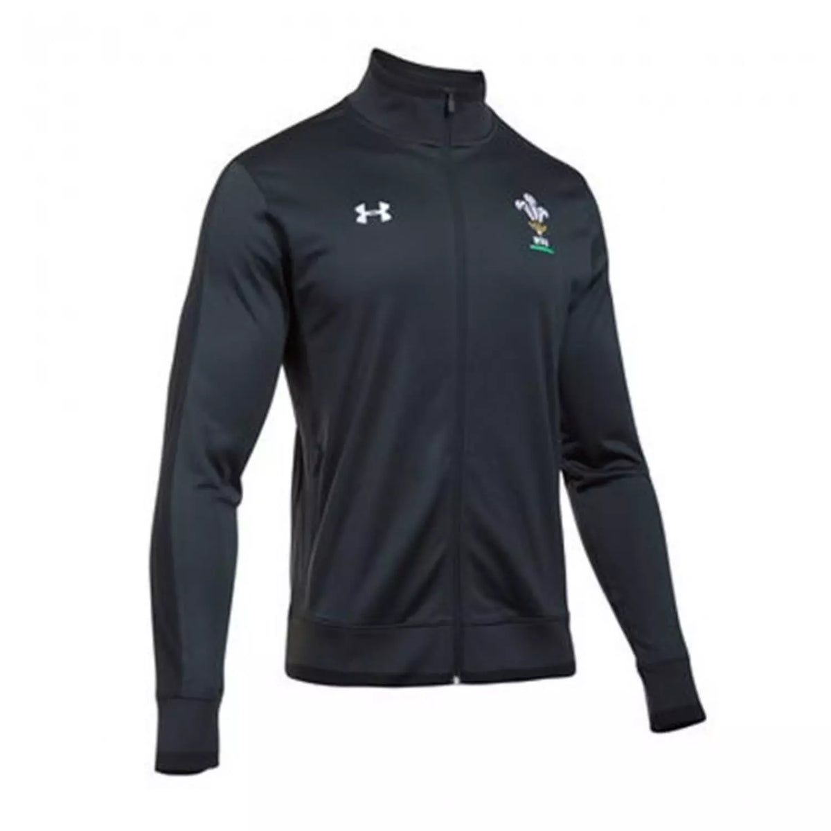 Welsh Rugby WRU Official UA Training Track Jacket 2018/19 - Dark Grey - 2XL