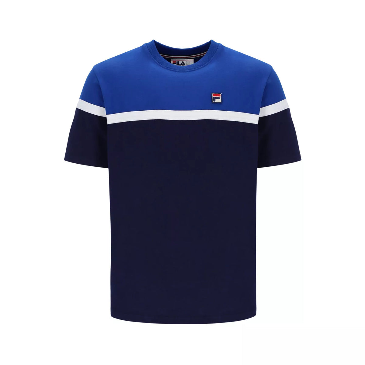 FILA Mens Retro Jose Colour Block Tee