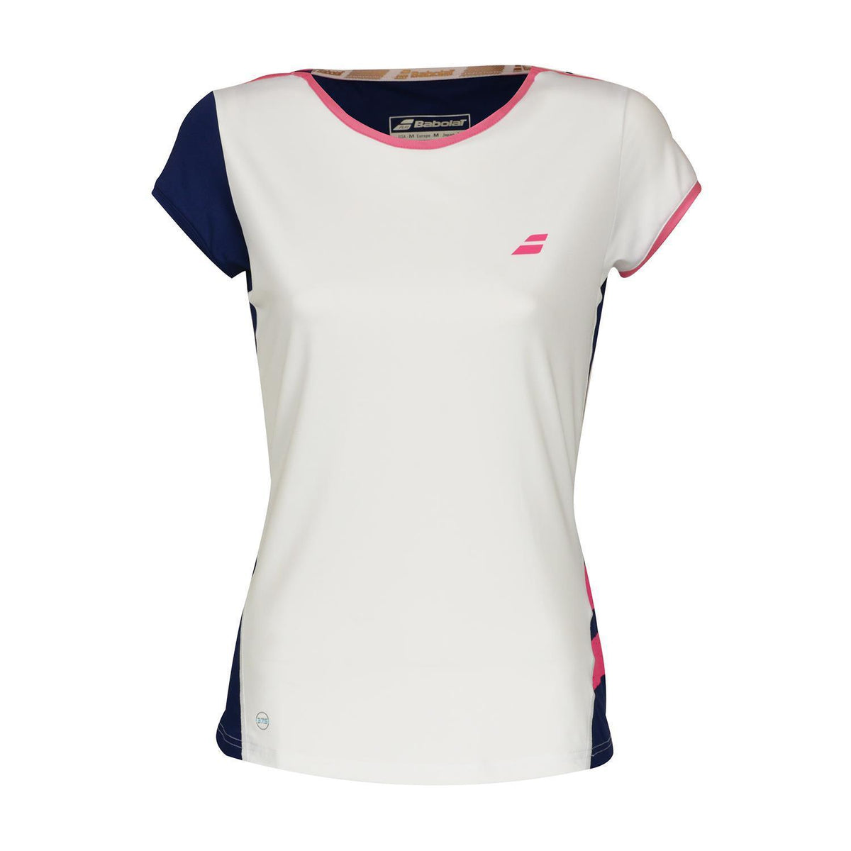 Babolat Women's Performance Cap Sleeve Tennis Tank Top - White - Small