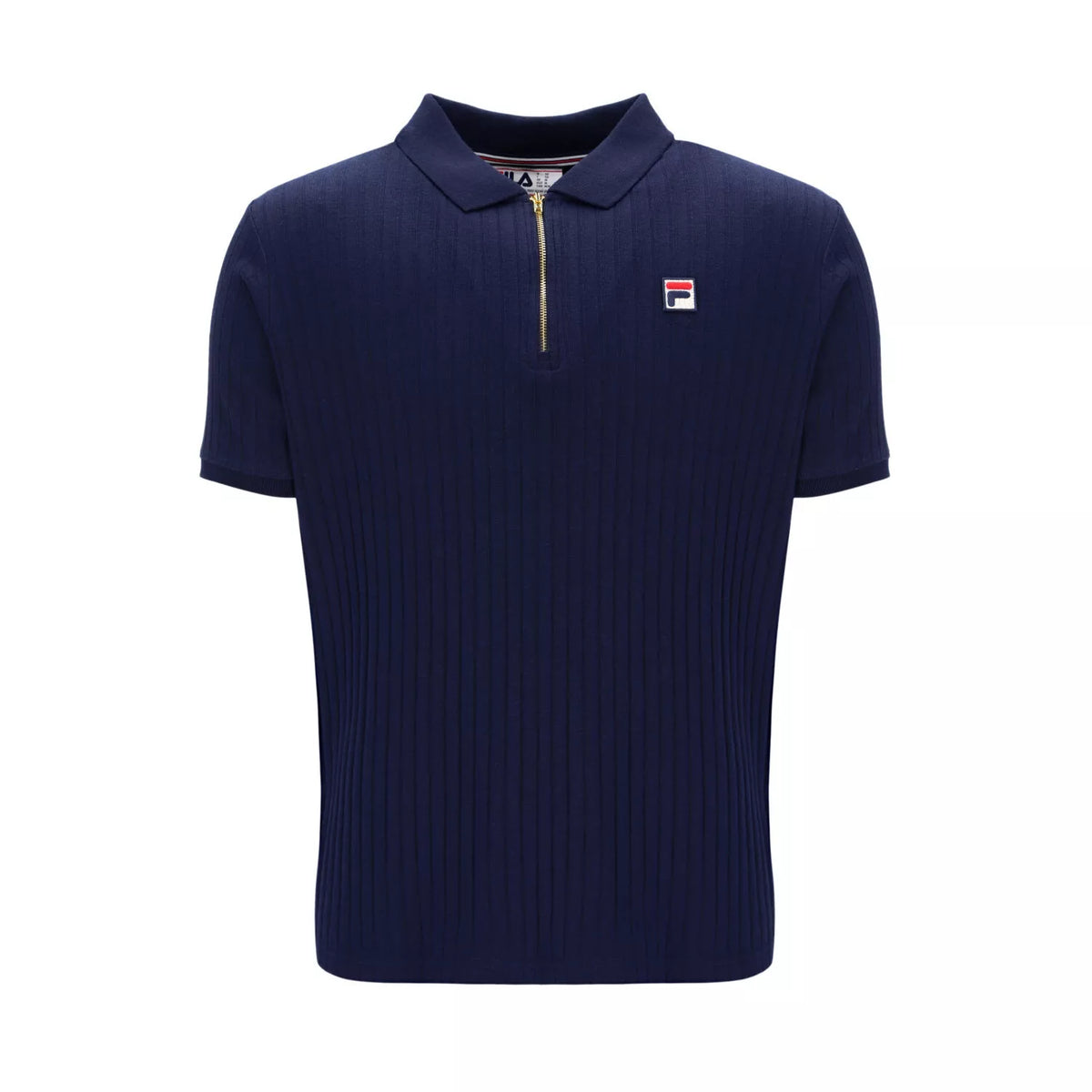 FILA Mens Retro Pannuci Slim Fit Polo