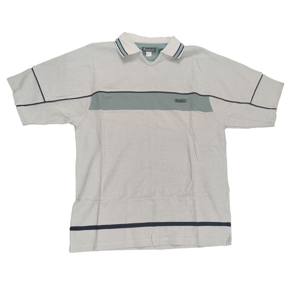 Reebok Mens Clearance Lined Polo Shirt - Medium