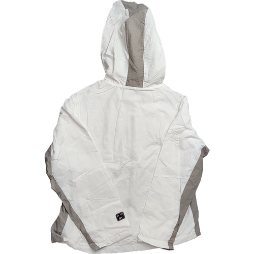 Reebok Womens Retro Original Mid 90's Rain Jacket - White - UK Size 12