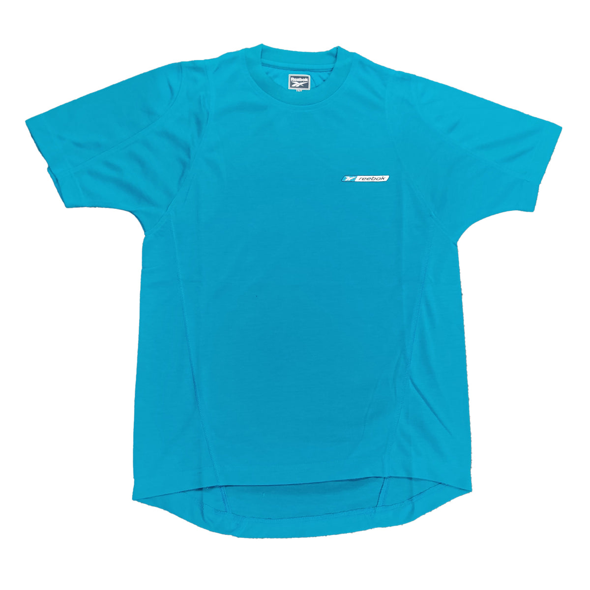 Reebok Mens Clearance Bright Blue Crew T-Shirt - Medium