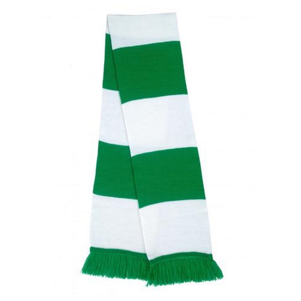 Retro Football Fan Supporters Knitted Striped Bar Scarf