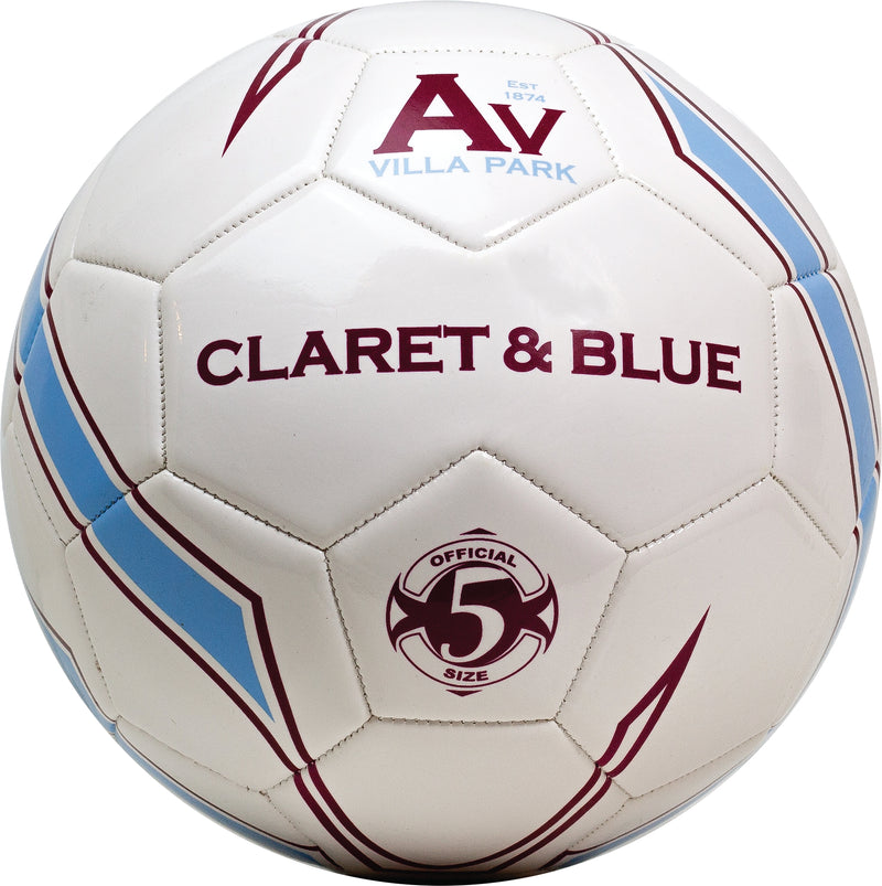 Aston Villa Size 5 Claret & Blue Supporters Football