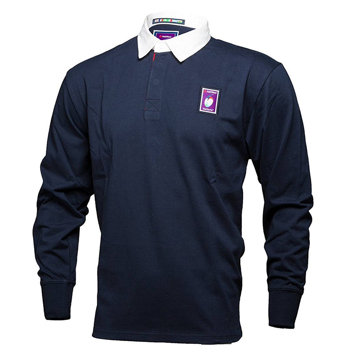 6 Nations Junior Long Sleeve Rugby Shirt