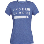 Under Armour Womens Threadborne Graphic Twist Short Sleeve Tee