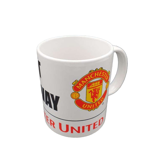 Manchester United FC White Street Sign Mug
