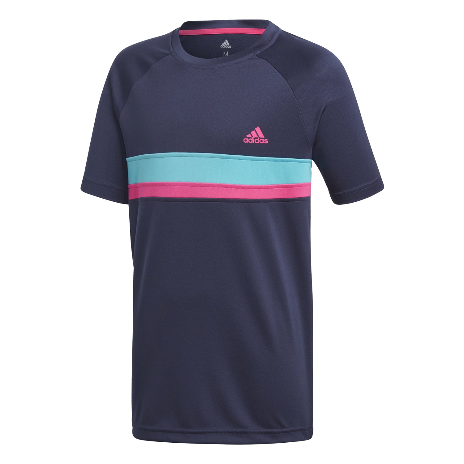 adidas Boys Club Colour Block Tennis T Shirt Sutton Sports