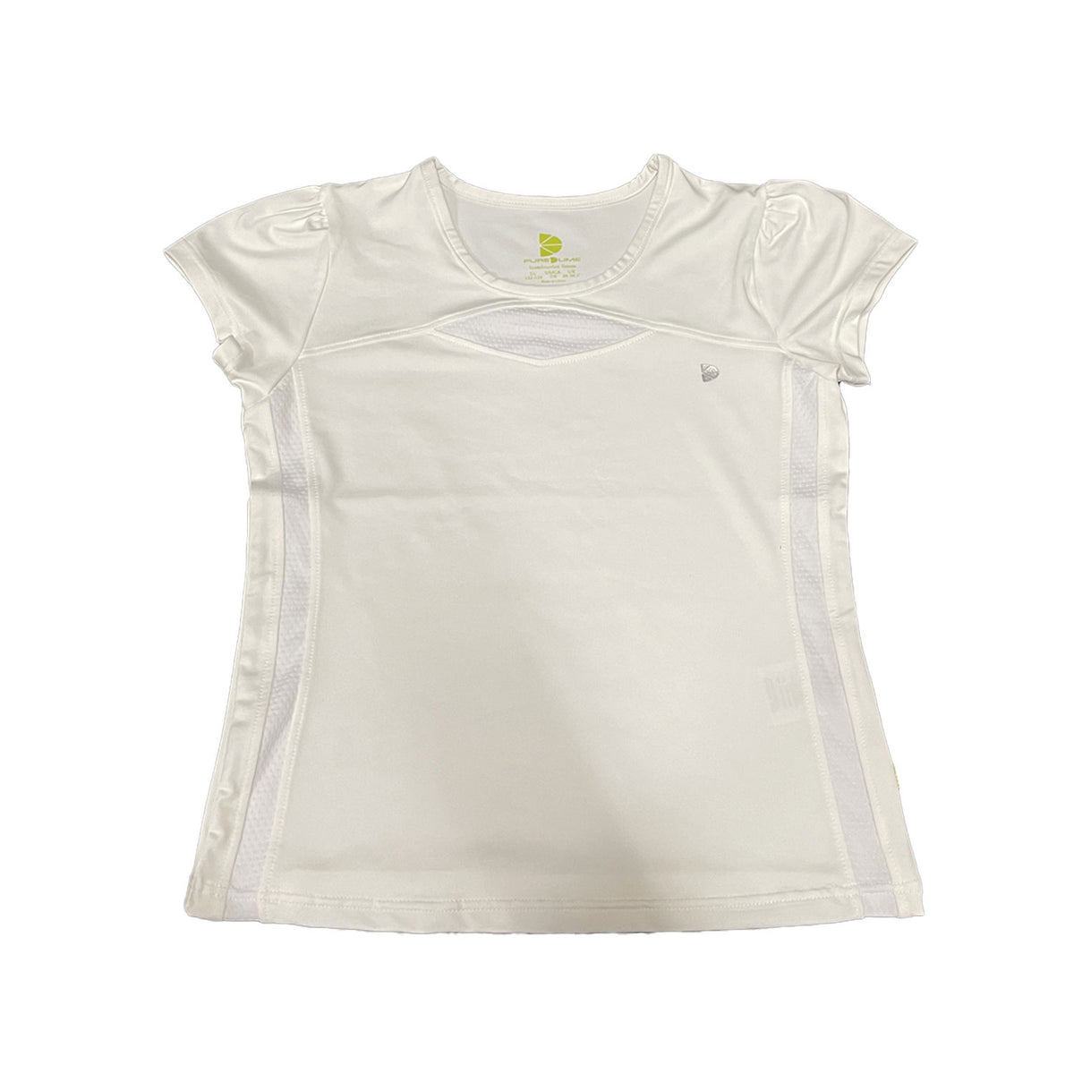 Pure Lime Girls First Serve Tee