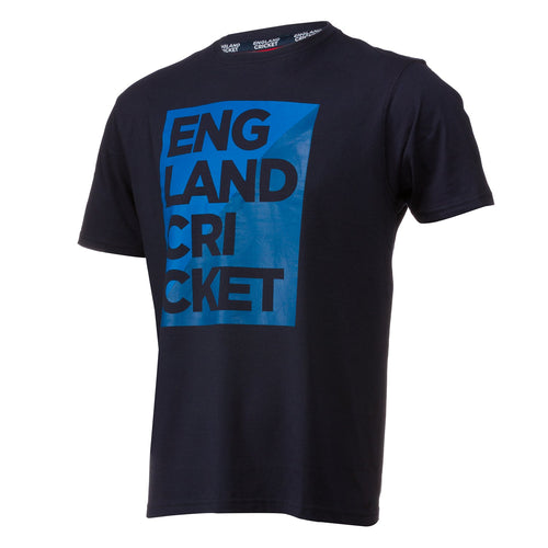 England Cricket ECB Mens Graphic Block T-Shirt