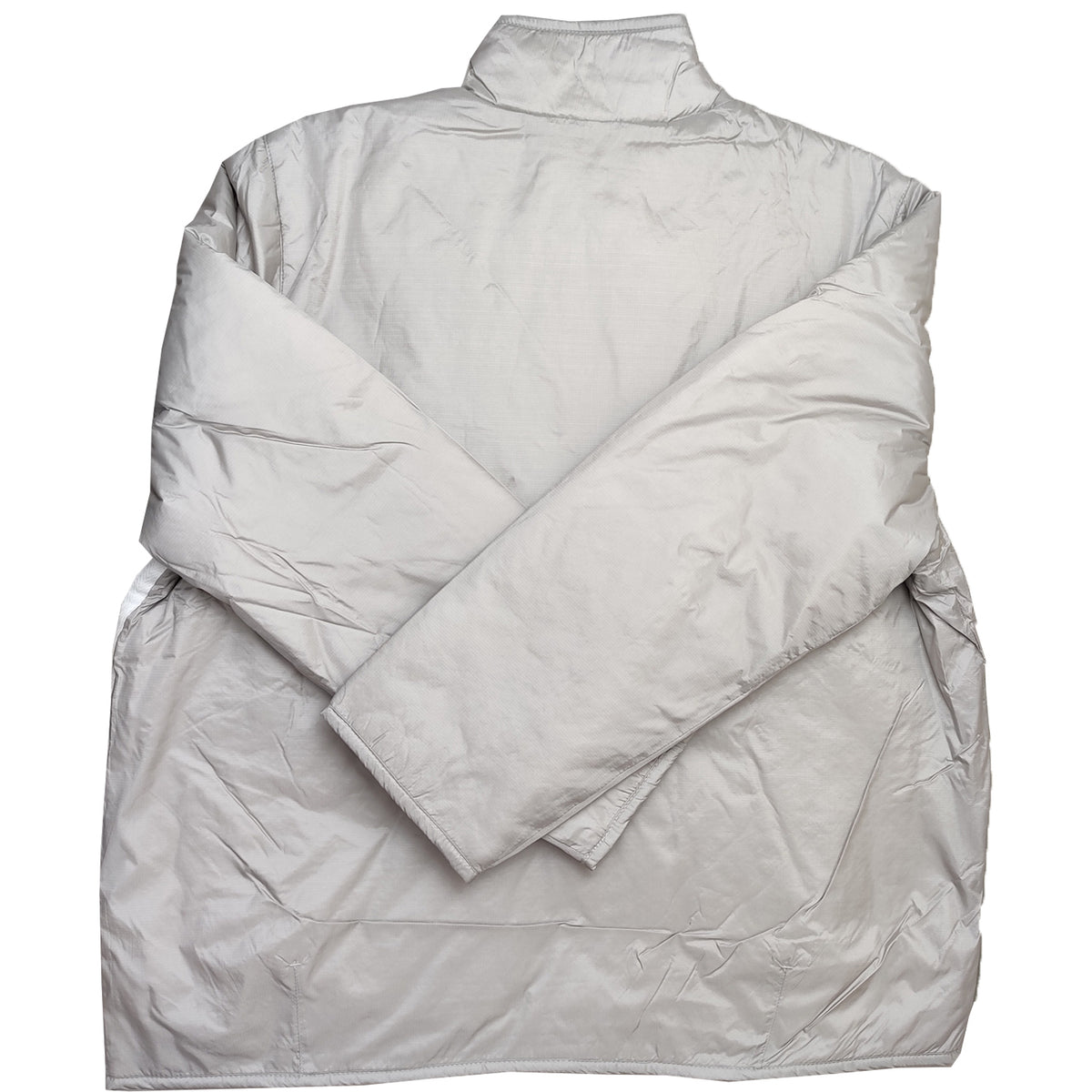 Reebok Womens Retro Original Mid 90's Shoulder Zip Jacket - Silver - UK Size 12