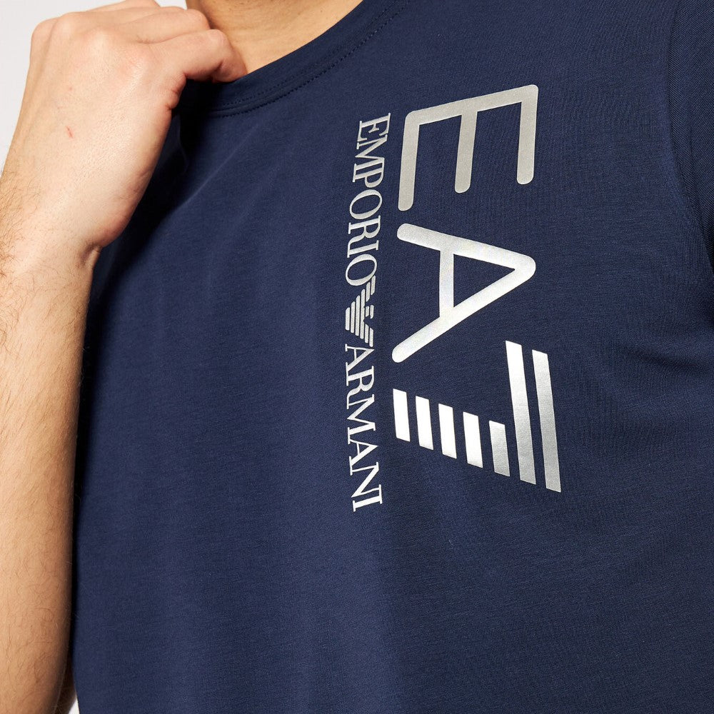 Emporio Armani EA7 Mens Short Sleeve Crew Neck Printed T-Shirt 3KPT10-PJ7RZ
