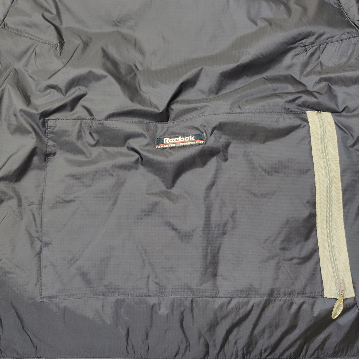 Reebok Womens Retro Original Mid 90s Shoulder Zip Jacket - Navy - UK Size 12