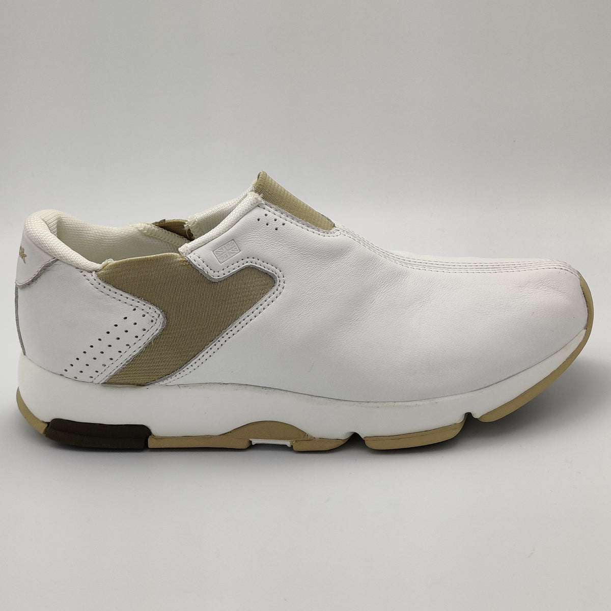 Reebok Womens Classic Leather CHI Slip On Trainers - White - UK 4.5