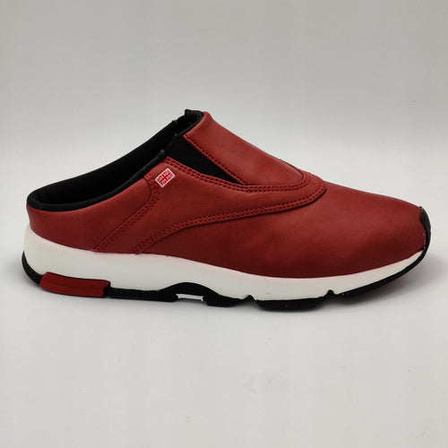 Reebok Womens Classic Leather Slip In Shoes - Red - UK 4.5