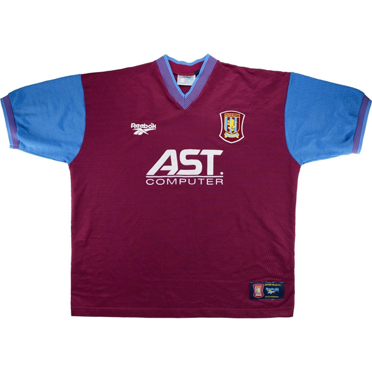 Aston Villa Juniors Retro Original 1997-1998 Home T-Shirt - Youths