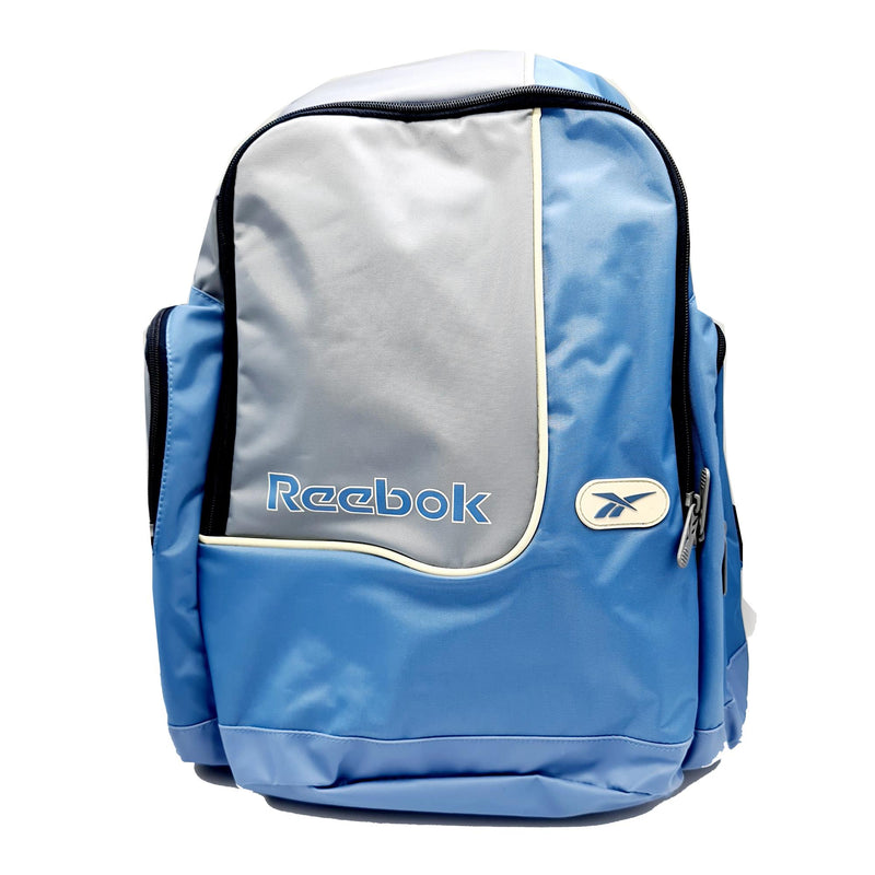 Reebok Unisex Classic Contrast Stripe Medium Backpack - Blue/Grey