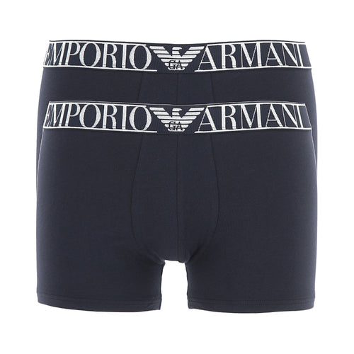 Emporio Armani Underwear Mens 2-Pack Logo Trunks - 1P720 111769